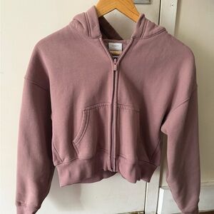 Aritzia Dusty Pink Sweatfleece Hoodie